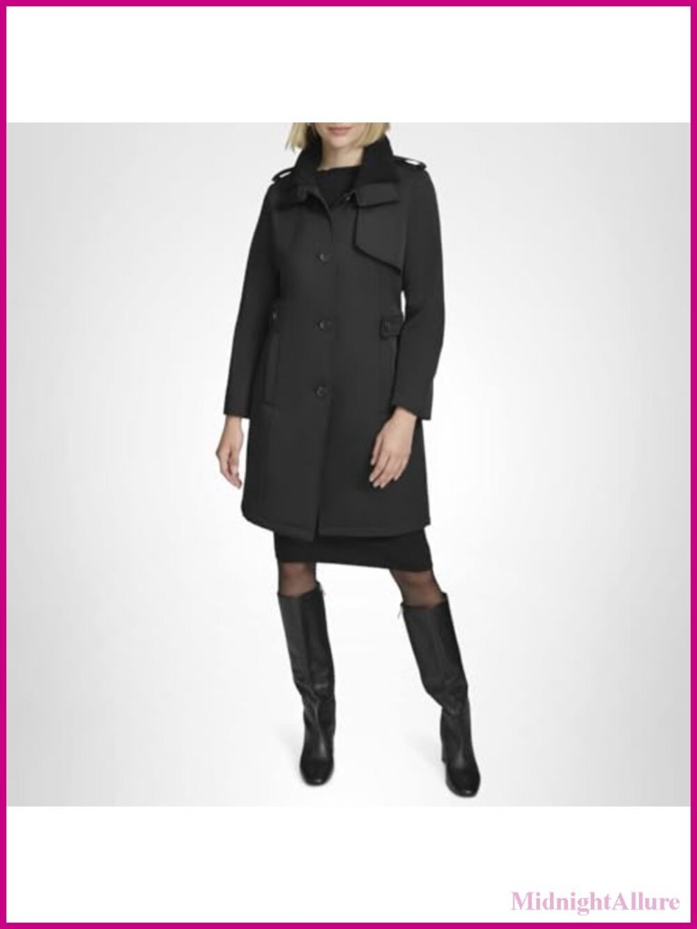 Classic Transitional Water-Resistant Insulated Trench Coat